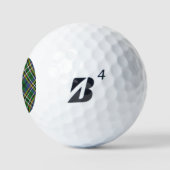Clan Scott Green Tartan Golf Balls Golfballen (Logo)