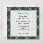 Clan Scott Green Tartan Kaart (Achterkant)