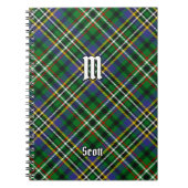 Clan Scott Green Tartan Notitieboek (Voorkant)