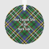 Clan Scott Green Tartan Ornament (achterkant)