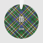 Clan Scott Green Tartan Ornament (voorkant)