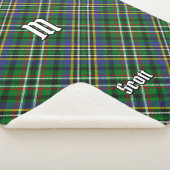 Clan Scott Green Tartan Sherpa Blanket Deken (3/4)