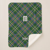 Clan Scott Green Tartan Sherpa Blanket Deken (Voorkant)