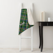 Clan Scott Green Tartan Sherpa Blanket Sherpa Deken (In situ)