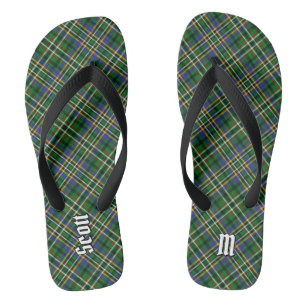 Clan Scott Green Tartan Teenslippers