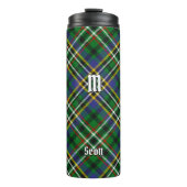 Clan Scott Green Tartan Thermal Tumbler Thermosbeker (Voorkant)
