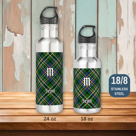 Clan Scott Green Tartan Waterfles