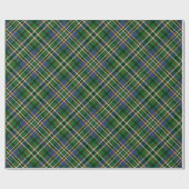 Clan Scott Green Tartan Wrapping Paper Cadeaupapier (Vlak)