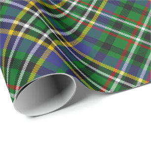 Clan Scott Green Tartan Wrapping Paper Cadeaupapier