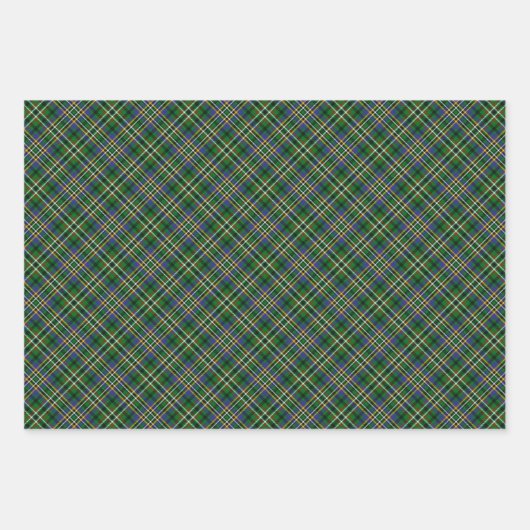 Clan Scott Green Tartan Wrapping Paper Sheets (Voorkant 3)
