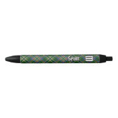Clan Scott Green Tartan Zwarte Inkt Pen (Voorkant)