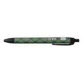 Clan Scott Green Tartan Zwarte Inkt Pen (Bodem)