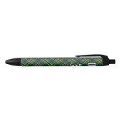 Clan Scott Green Tartan Zwarte Inkt Pen (Bovenkant)