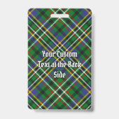Clan Scott Groene Tartan Badge (Achterkant)