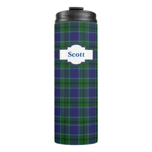 Clan Scott Pset Custom Thermal Tumbler Thermosbeker (Voorkant)