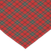 Clan Scott Red en Forest Green Schotse Tartan Korte Tafelloper (Hoek)