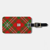 Clan Scott Red Tartan Bagagelabel (Voorkant horizontaal)