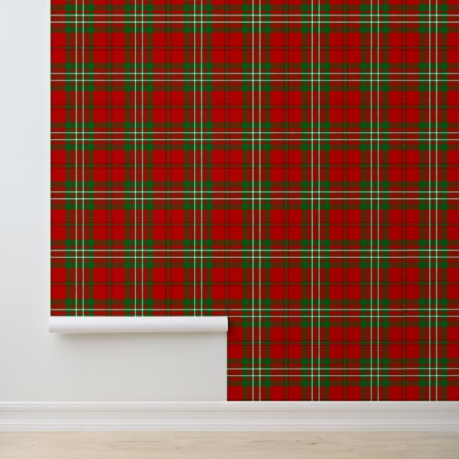 Clan Scott Red Tartan Behang (Applicatie)