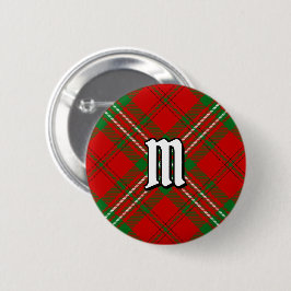 Clan Scott Red Tartan Button