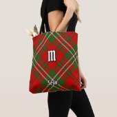 Clan Scott Red Tartan Canvas tas (Dichtbij)