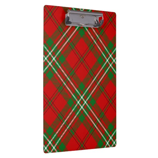 Clan Scott Red Tartan Clipboard Klembord (Rechts)