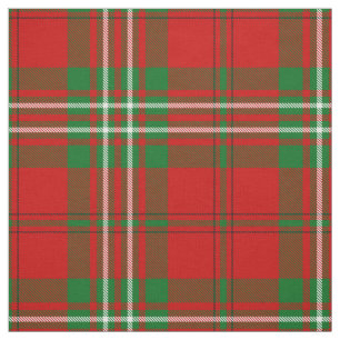 Clan Scott Red Tartan Fabric Stof