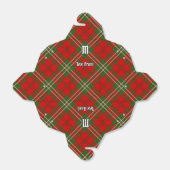 Clan Scott Red Tartan Favor Box Bedankdoosjes (Uitgevouwen)