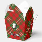Clan Scott Red Tartan Favor Box Bedankdoosjes (Geopend)
