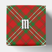 Clan Scott Red Tartan Favor Box Bedankdoosjes (Bovenkant)
