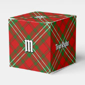 Clan Scott Red Tartan Favor Box Bedankdoosjes (Voorkant Zijde)