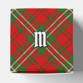 Clan Scott Red Tartan Favor Box Bedankdoosjes (Bovenkant)
