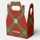 Clan Scott Red Tartan Favor Box Bedankdoosjes (Geopend)