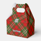 Clan Scott Red Tartan Favor Box Bedankdoosjes (Voorkant Zijde)