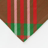 Clan Scott Red Tartan Fleece Blanket (Hoek)