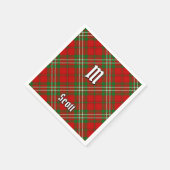 Clan Scott Red Tartan Napkins Servet (Hoek)