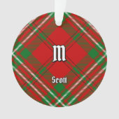 Clan Scott Red Tartan Ornament (voorkant)
