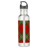 Clan Scott Red Tartan Roestvrij stalen flesje Waterfles (Achterkant)