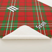 Clan Scott Red Tartan Sherpa Blanket Deken (3/4)
