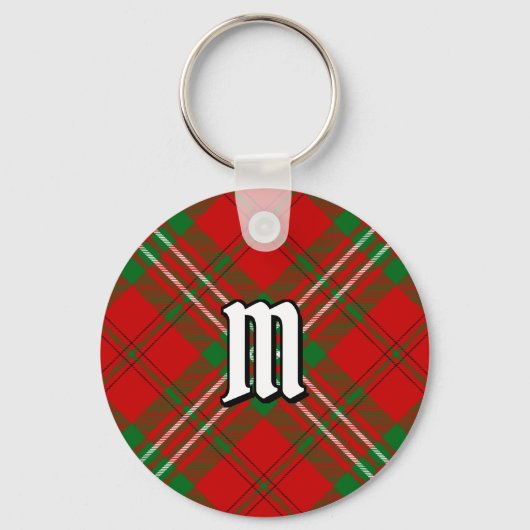 Clan Scott Red Tartan Sleutelhanger (Voorkant)