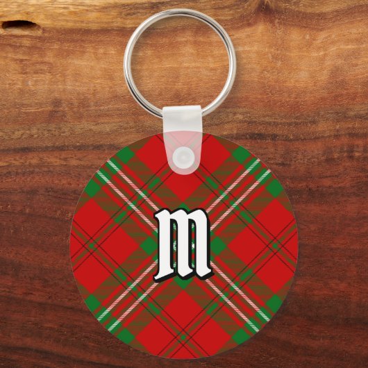 Clan Scott Red Tartan Sleutelhanger (Voorkant)