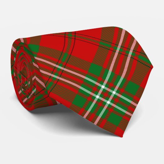 Clan Scott Red Tartan Stropdas (Opgerold)