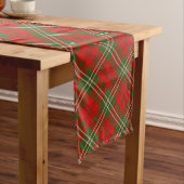 Clan Scott Red Tartan Table Runner Lange Tafelloper (Voorbeeld)