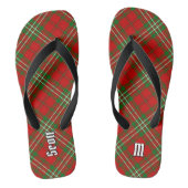 Clan Scott Red Tartan Teenslippers (Voetbed)