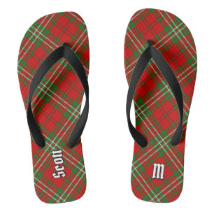 Clan Scott Red Tartan Teenslippers
