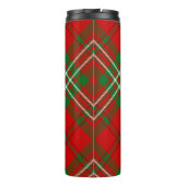 Clan Scott Red Tartan Thermal Tumbler Thermosbeker (Achterkant)