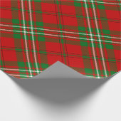 Clan Scott Red Tartan Wrapping Paper Cadeaupapier (Hoek)