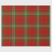 Clan Scott Red Tartan Wrapping Paper Cadeaupapier (Vlak)