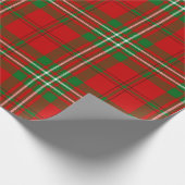Clan Scott Red Tartan Wrapping Paper Cadeaupapier (Hoek)