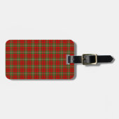 Clan Scott Tartan Bagagelabel (Voorkant horizontaal)