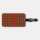 Clan Scott Tartan Bagagelabel (Achterkant horizontaal)
